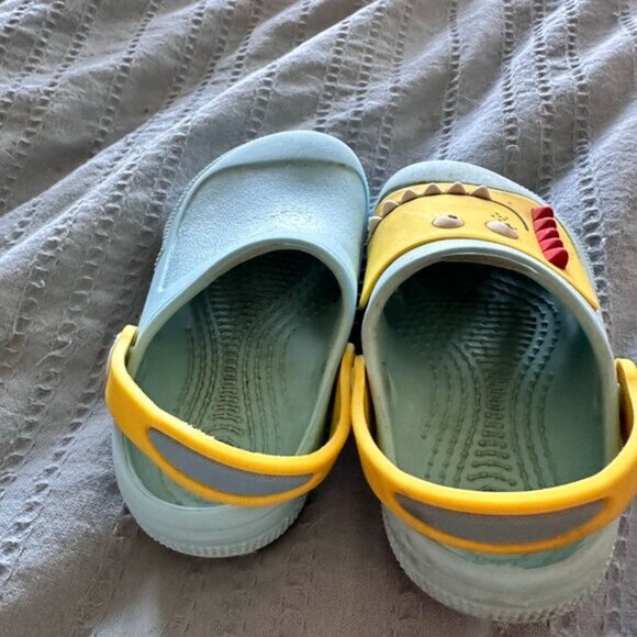 Toddler Off Brand Crocs Shoes Size 8c Little Monster - Picture 4 of 5